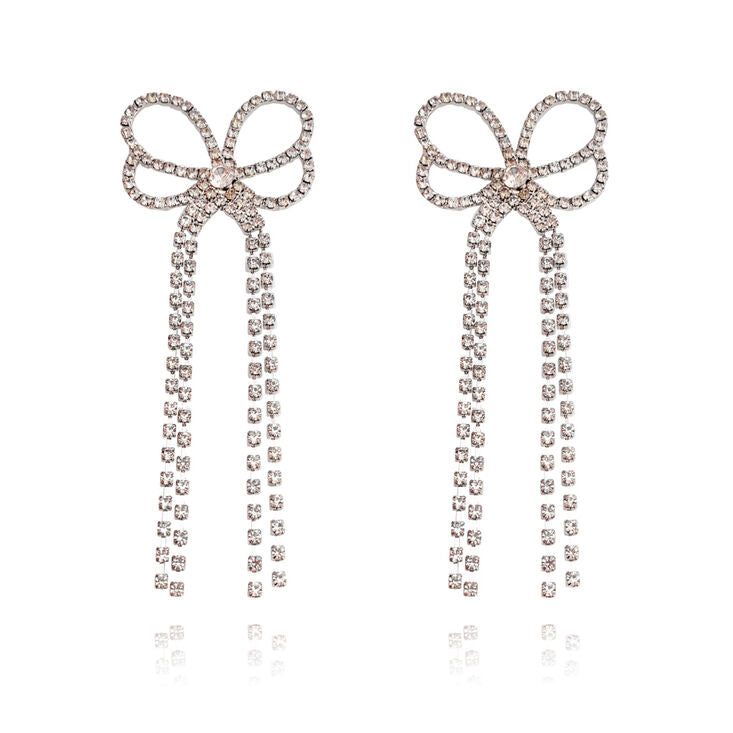 Culturesse Annelise Catwalk Diamante Earrings