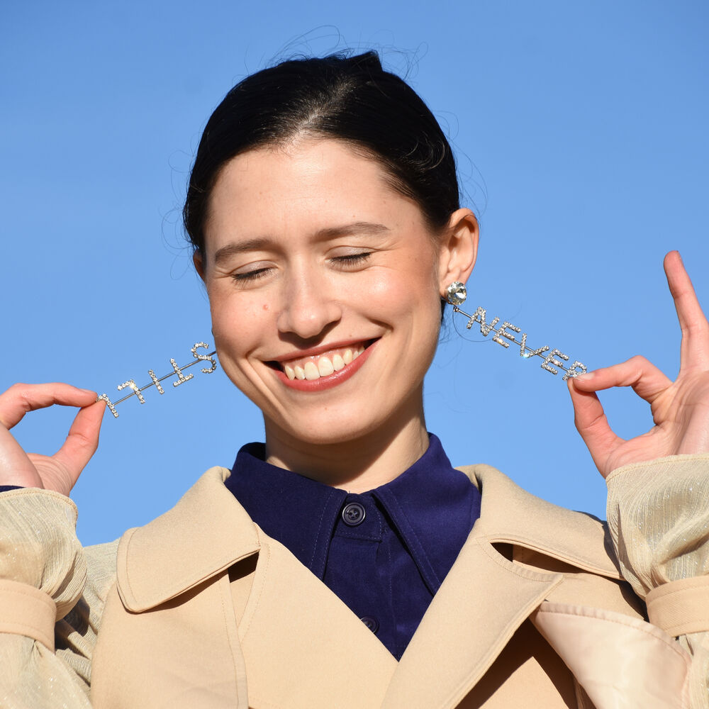 Culturesse Never Still Crystal Diamante Earrings