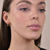 Culturesse Octavia Gold Vermeil Sparkle On Earrings