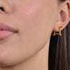 Culturesse Octavia Gold Vermeil Sparkle On Earrings