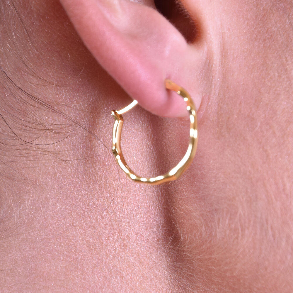 Culturesse Original Gold Vermeil Everyday Hoop Earrings