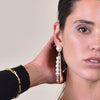 Culturesse Lilou Pearl Pin Statement Earrings