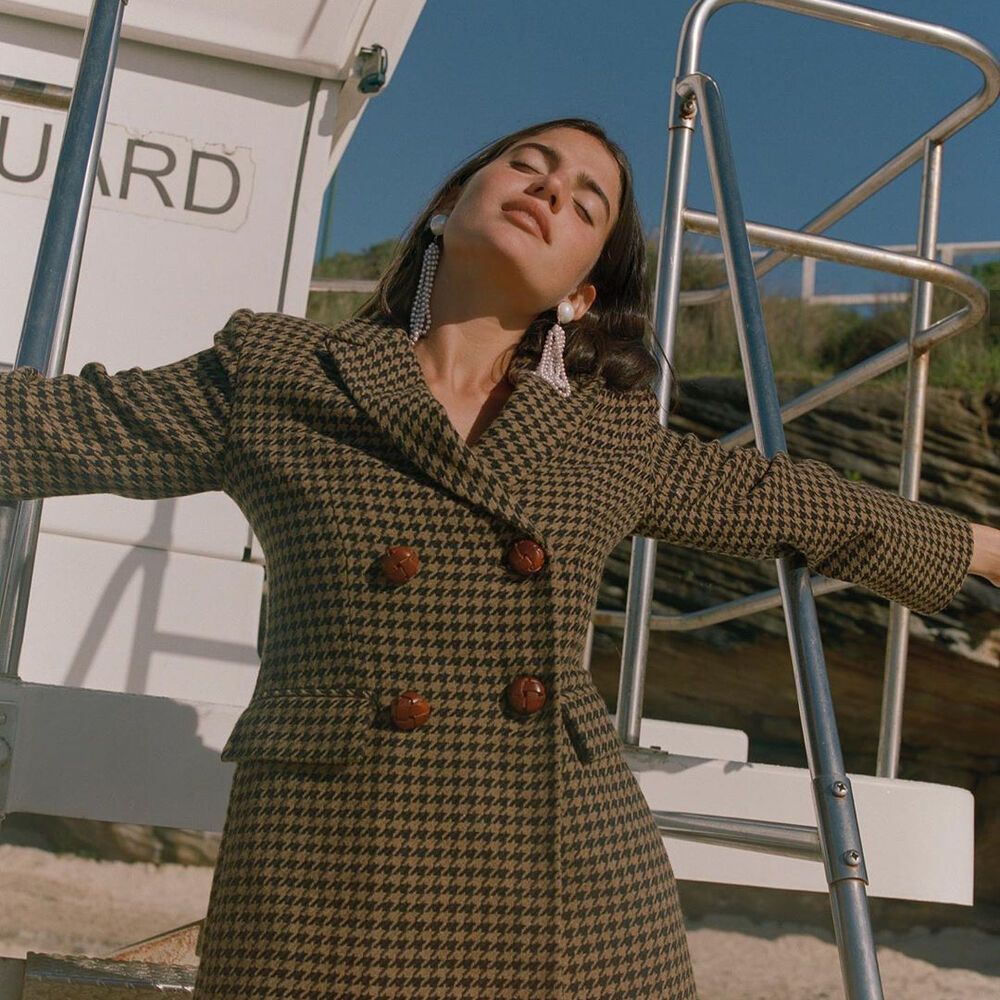 Culturesse Gwen Vintage Pearly Tassel Earrings