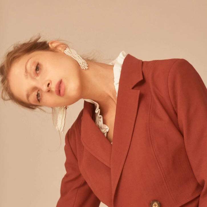 Culturesse Leuuine Pure Love Pearl Tassel Earrings