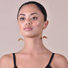 Culturesse Jeane Sculpture Petal Drop Earrings