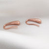 Culturesse Roxy Everyday Rose Gold Dainty Earrings