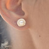 Culturesse Triana Clam Pearl Stud Earrings