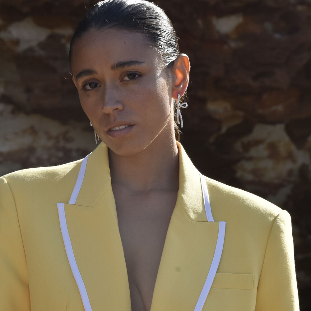 Culturesse Charmi Artisan Diamante Bow Earrings