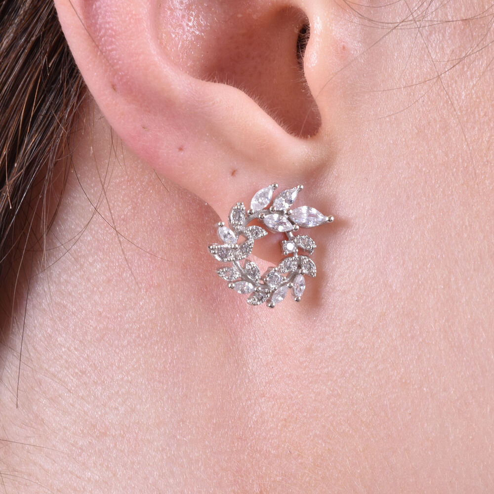 Culturesse Baby Georgia May Crystal Diamante Earrings