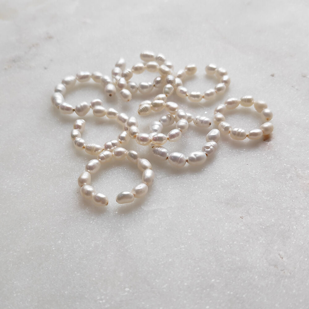 Culturesse Mridu Freshwater Pearl Cuff Earrings