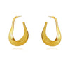 Culturesse Tory Modern Muse Solid Bowl Earrings