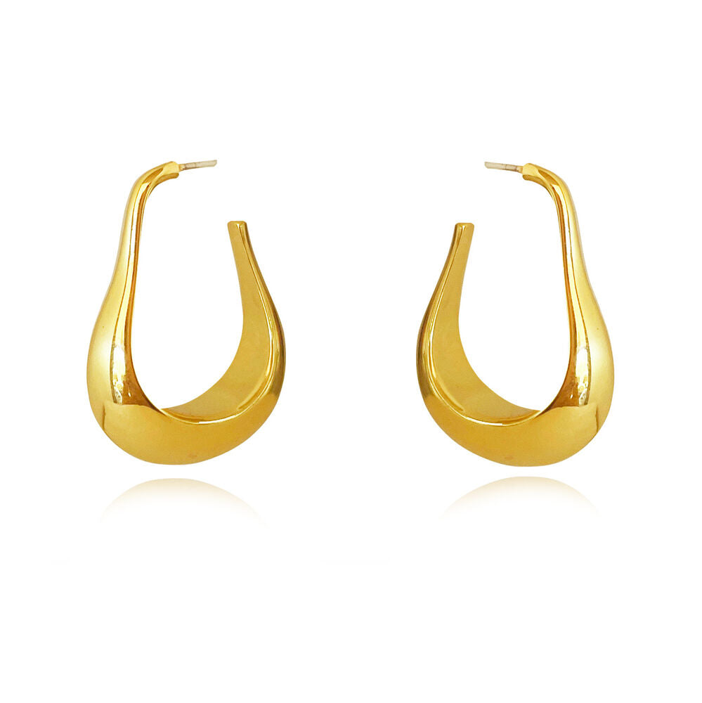 Culturesse Tory Modern Muse Solid Bowl Earrings