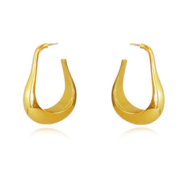 Culturesse Tory Modern Muse Solid Bowl Earrings