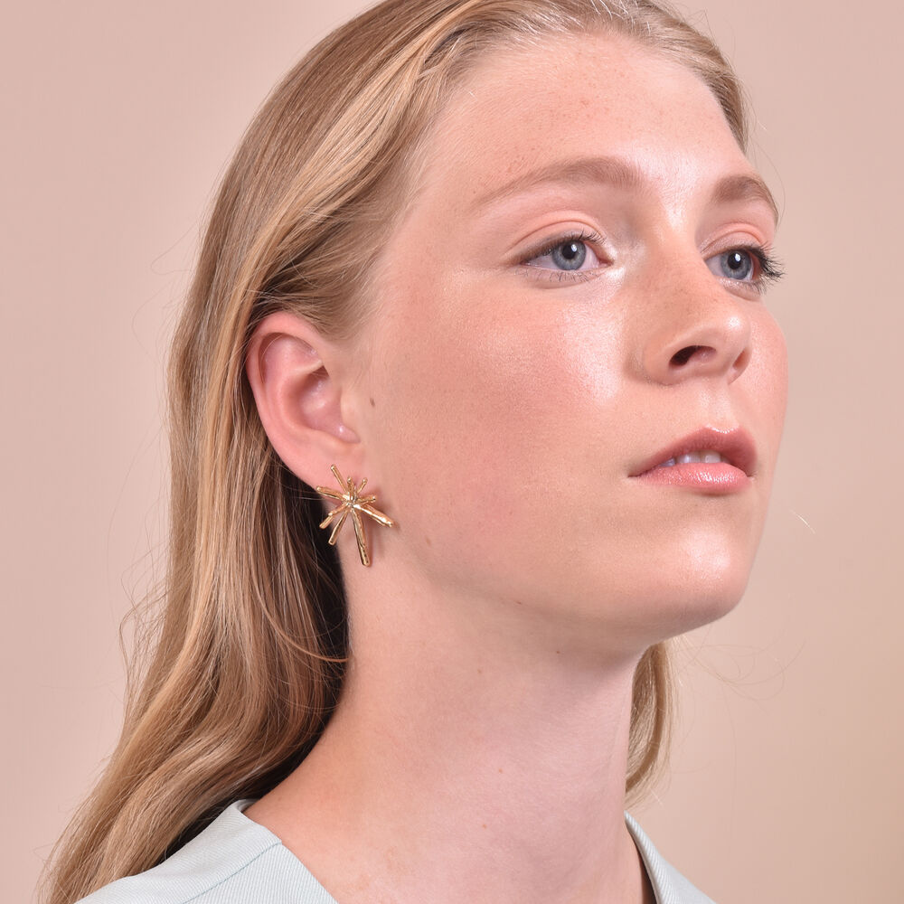 Culturesse Bricia Delicate Sparkle Stud Earrings