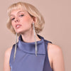Culturesse Miranda Crystal Diamante Earrings