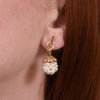 Culturesse Linnet Pearl Bouquet Mismatching Earrings