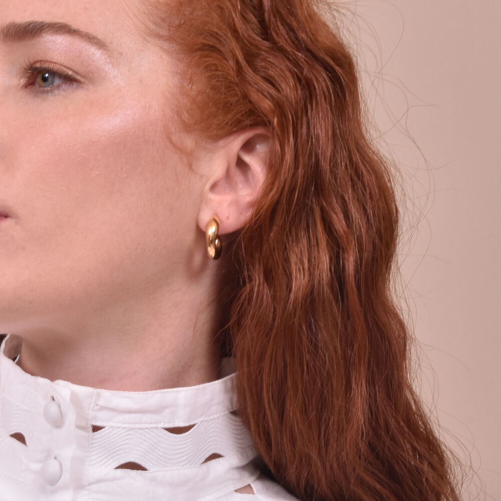 Culturesse Maude Contemporaty Curve Earrings