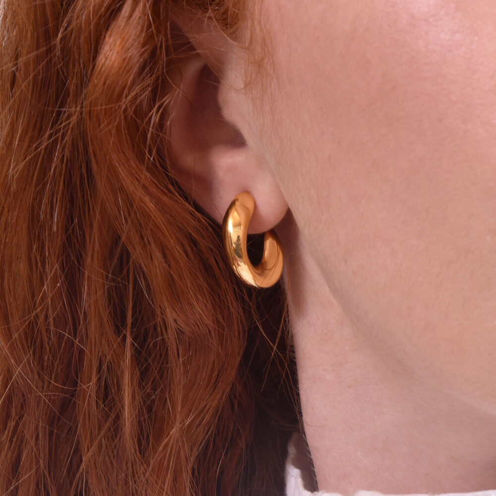 Culturesse Maude Contemporaty Curve Earrings