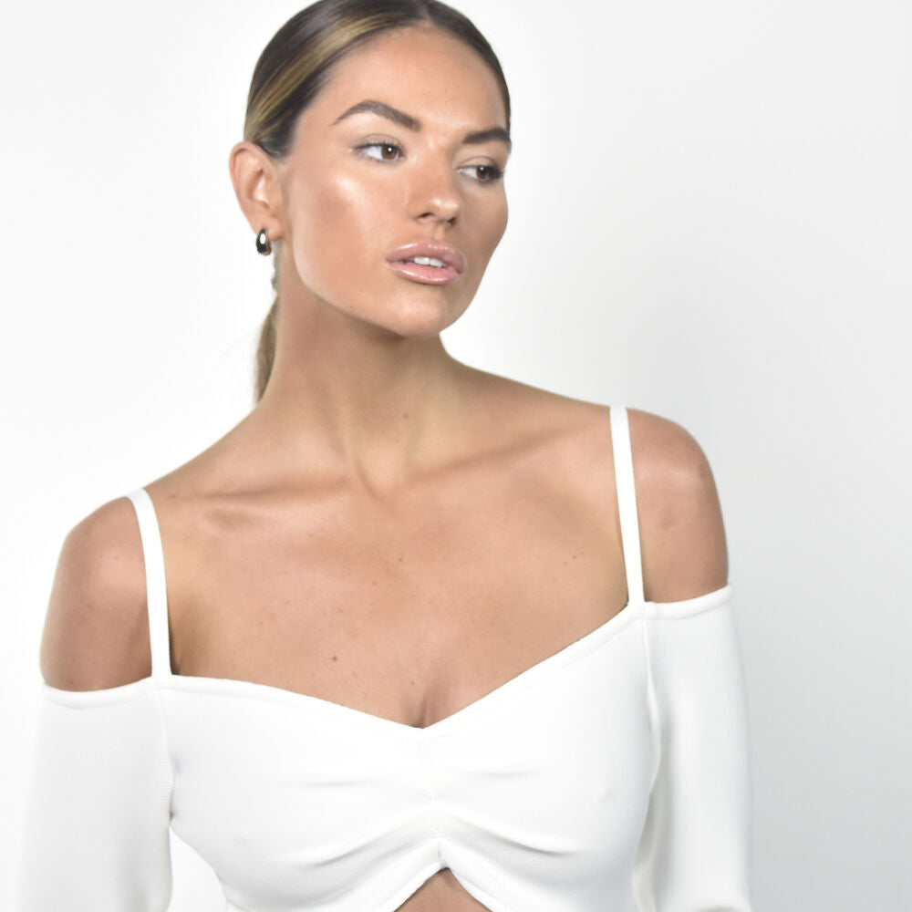 Culturesse Elea Modern Teardrop Earrings (Silver)