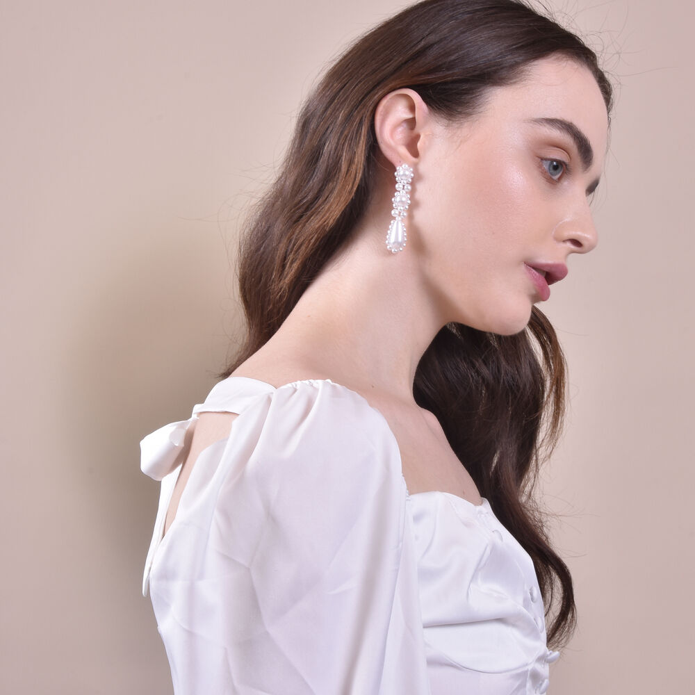 Culturesse Raelle Vintage Beaded Earrings