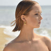 Culturesse Maddox Waterdrop Earrings (Gold)