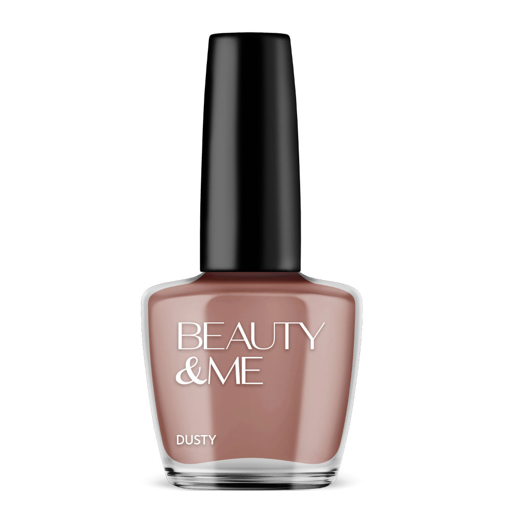 Beauty & Me Dusty Pale Copper Nail Polish 12ml Quick Dry Long Lasting Shine