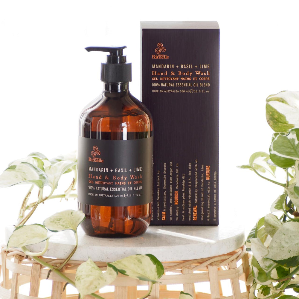 Urban Rituelle Mandarin, Basil & Lime Hand & Body Wash 500ml