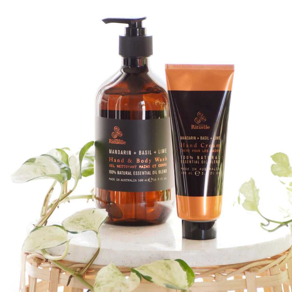 Urban Rituelle Mandarin, Basil & Lime Hand Cream 100ml