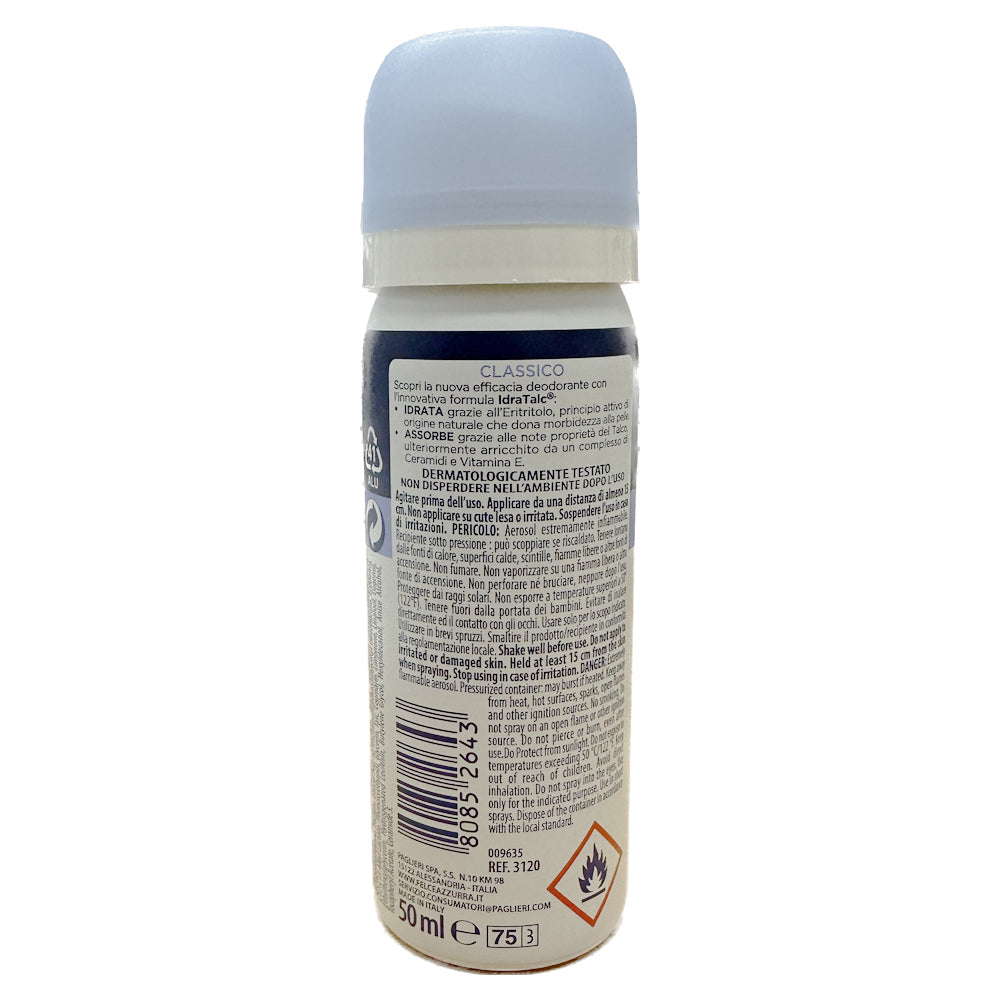 Felce Azzurra Classico Original 50ml Deodorant Spray Travel Size