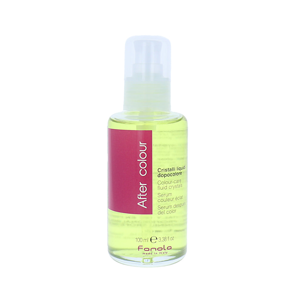 Fanola After Colour Fluid Crystals 100ml Shine And Protect Hair Color