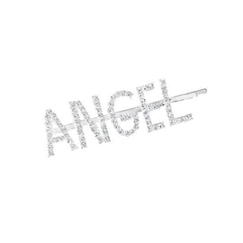 Culturesse Angel Rhinestone Hair Clip