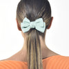 Culturesse Charlotte Bow Tie Hair Clip (Light Turquoise)