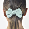 Culturesse Charlotte Bow Tie Hair Clip (Light Turquoise)