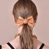 Culturesse Charlotte Bow Tie Hair Clip (Turmeric)