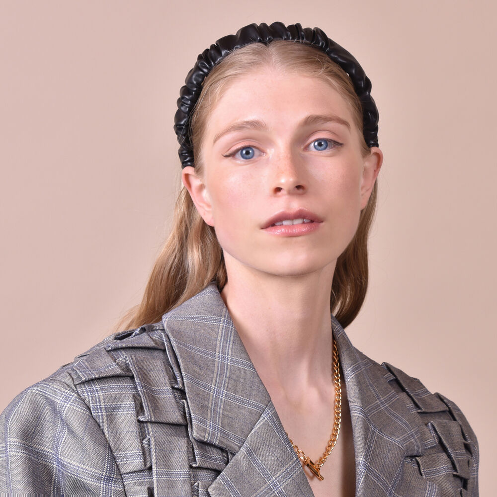 Culturesse Tallulah Scrunched Headband (Black)
