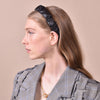 Culturesse Tallulah Scrunched Headband (Black)