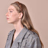 Culturesse Tallulah Scrunched Headband (Brown)