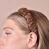 Culturesse Tallulah Scrunched Headband (Brown)
