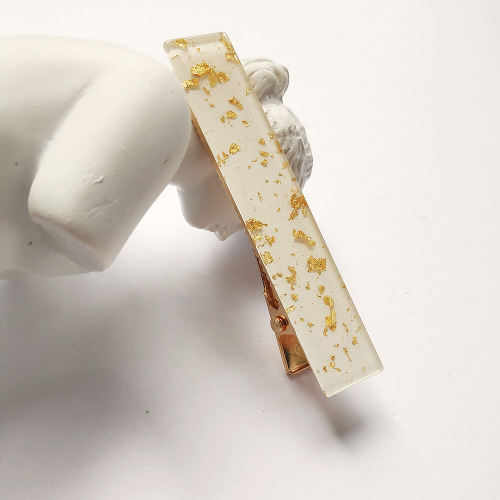 Culturesse Lucille Golden Foil Alligator Clip