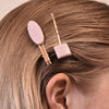 Culturesse Lola Retro Lilac Hair Clip Set