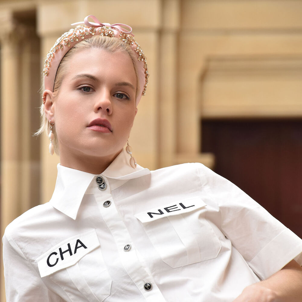 Culturesse Aymeli Cover Girl Luxury Headband (Pink)