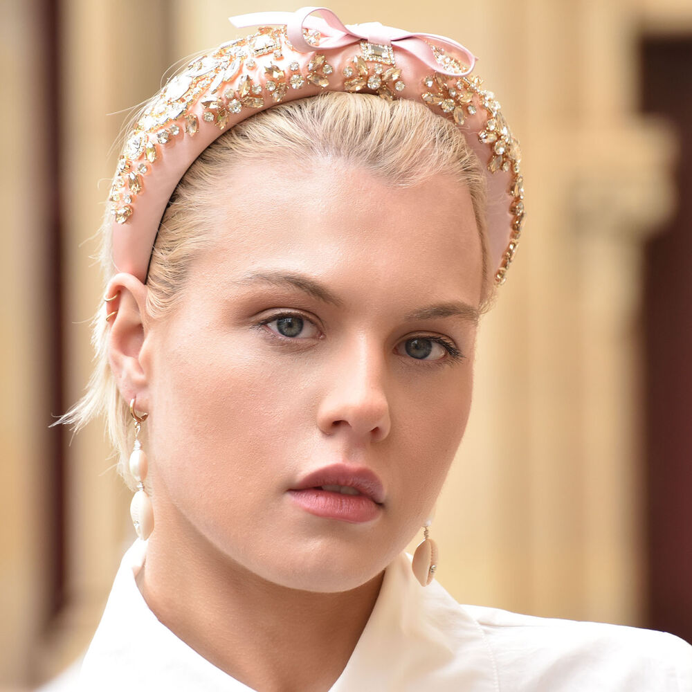 Culturesse Aymeli Cover Girl Luxury Headband (Pink)