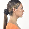 Culturesse Laurie Mulberry Silk Scrunchie (Black)