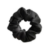 Culturesse Laurie Mulberry Silk Scrunchie (Black)