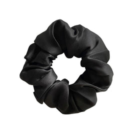 Culturesse Laurie Mulberry Silk Scrunchie (Black)