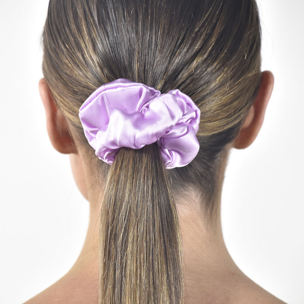 Culturesse Laurie Mulberry Silk Scrunchie (Lilac)