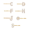 Culturesse The Pearly Letter Hair Clip