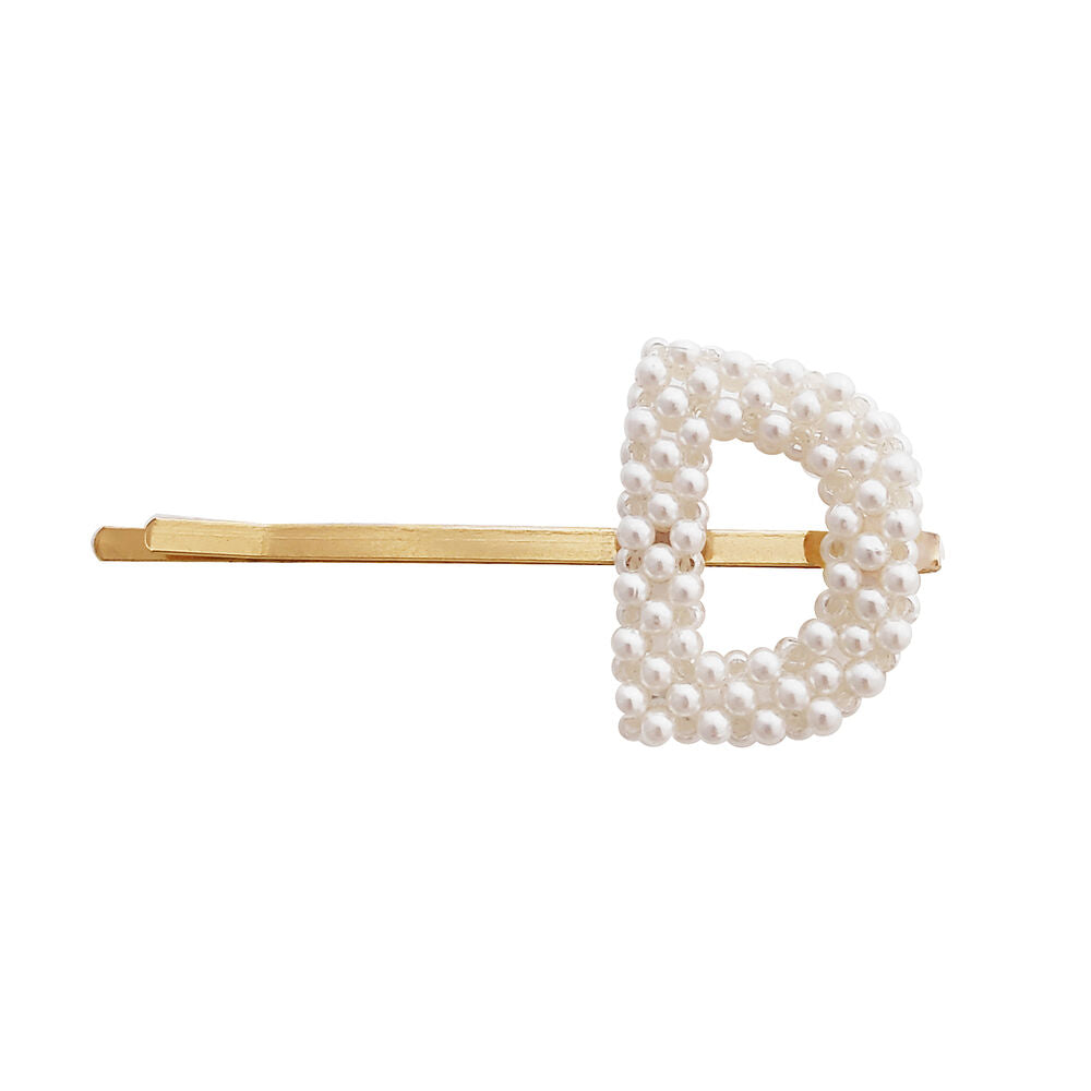 Culturesse The Pearly Letter Hair Clip