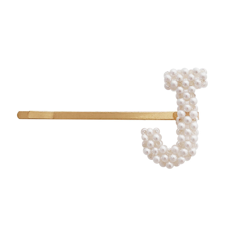 Culturesse The Pearly Letter Hair Clip