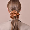 Culturesse Aveline Leather Scrunchie (Turmeric Large)